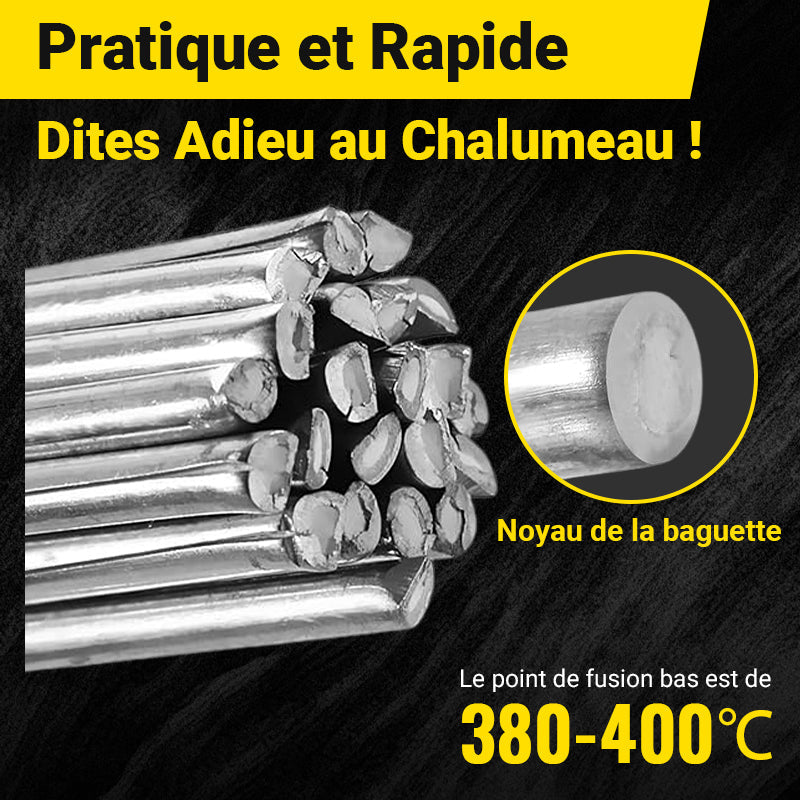 ⏳ Baguettes de Soudure Universelles à Basse Température – Soudez Aluminium, Acier & Cuivre en 1 Clic ! 🔧✨