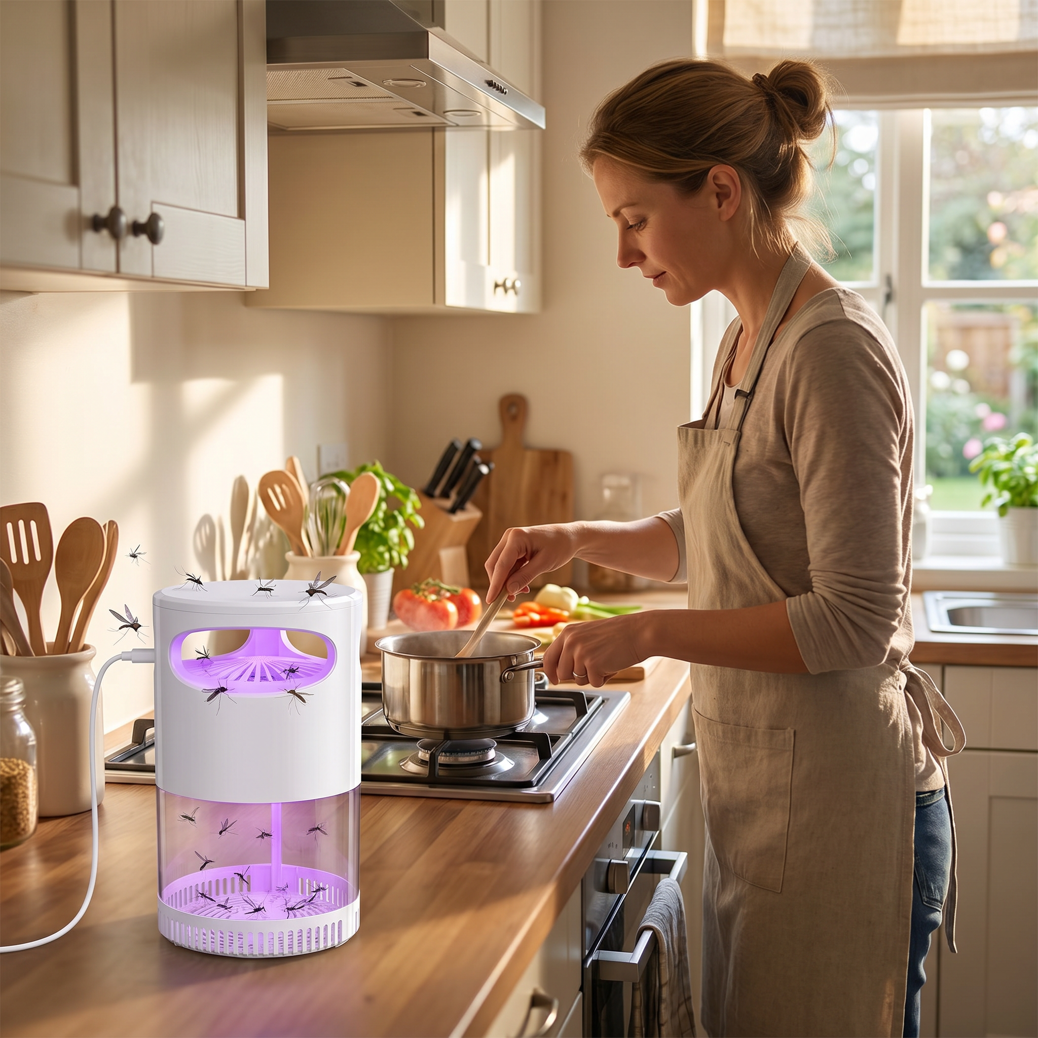 🥳 Meilleure Vente 2026 🥳💞 Déjà plus de 50.000 ventes !👵❤️ AUJOURD'HUI -50% ! 💡Piège à moustiques USB🦟❌