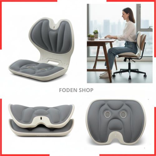 Coussin de siège ergonomique en mousse à mémoire de forme avec soutien lombaire – Confort optimal toute la journée, idéal pour le bureau, la voiture et la maison