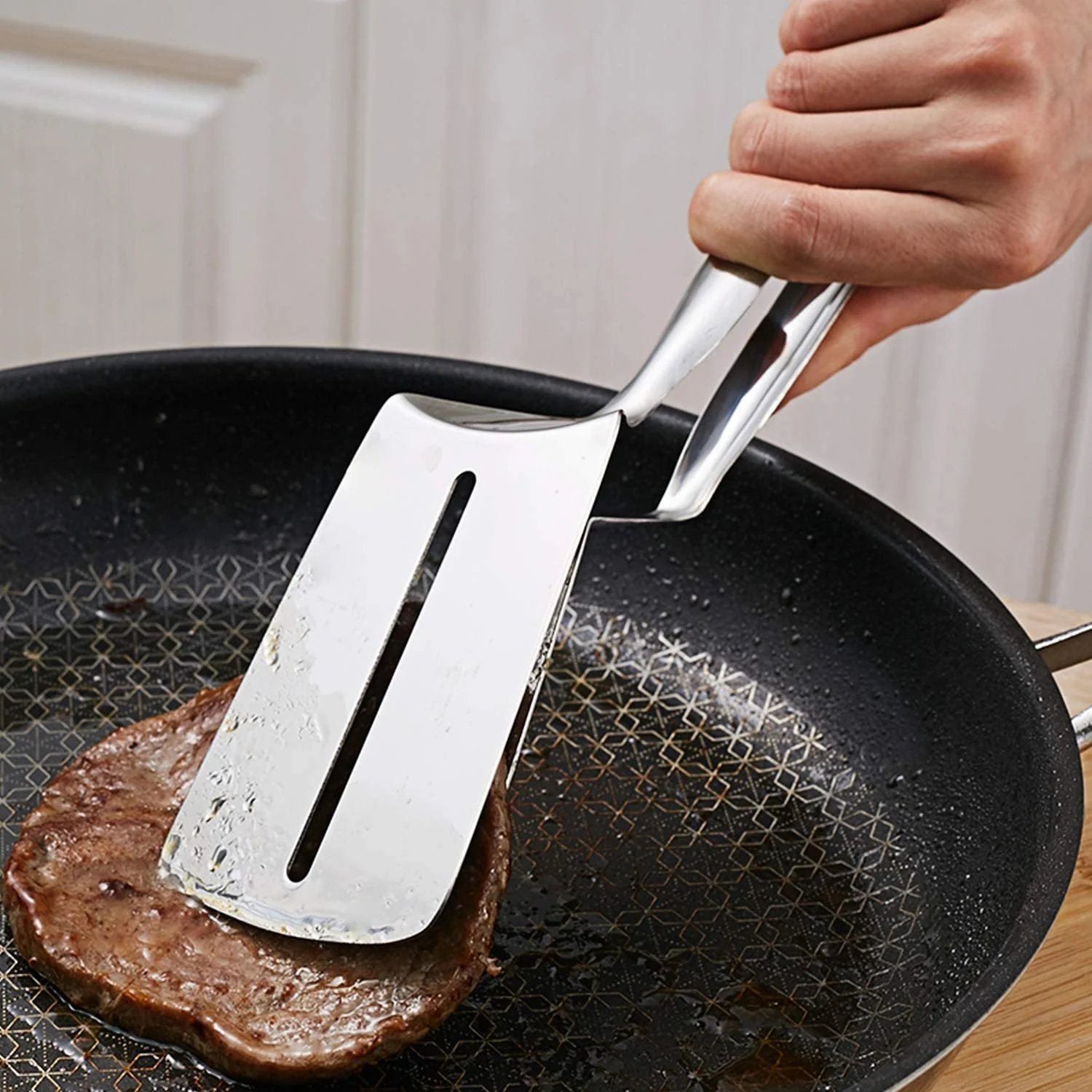 🔥 1 Acheté = 1 Offert – Pince à Barbecue Inox Résistante à la Chaleur