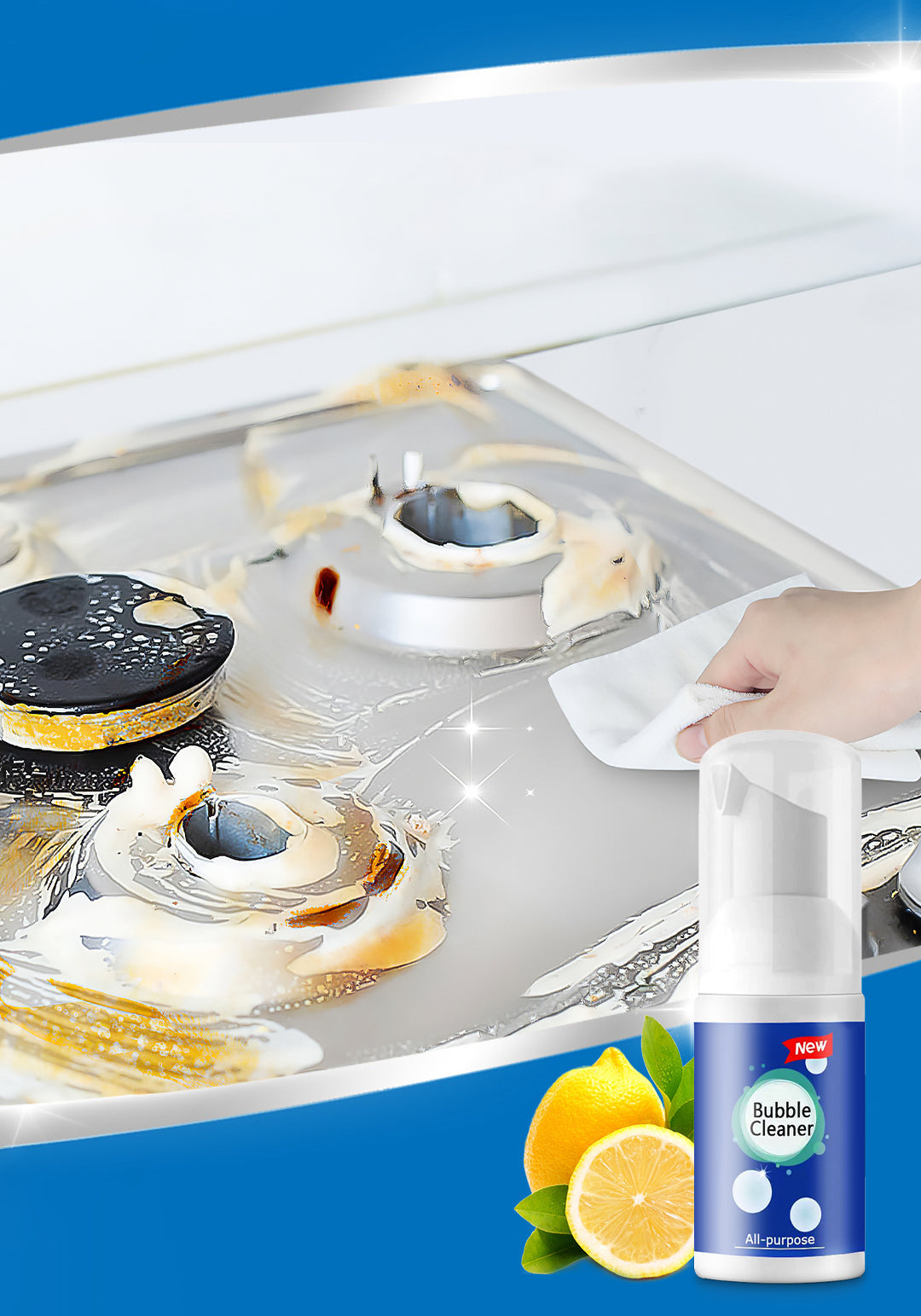 Nettoyant moussant multifonctionnel