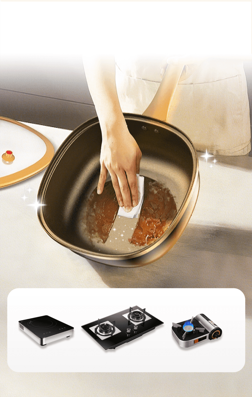 🍳 Cuisson parfaite sans accrocher -Poêle antiadhésive