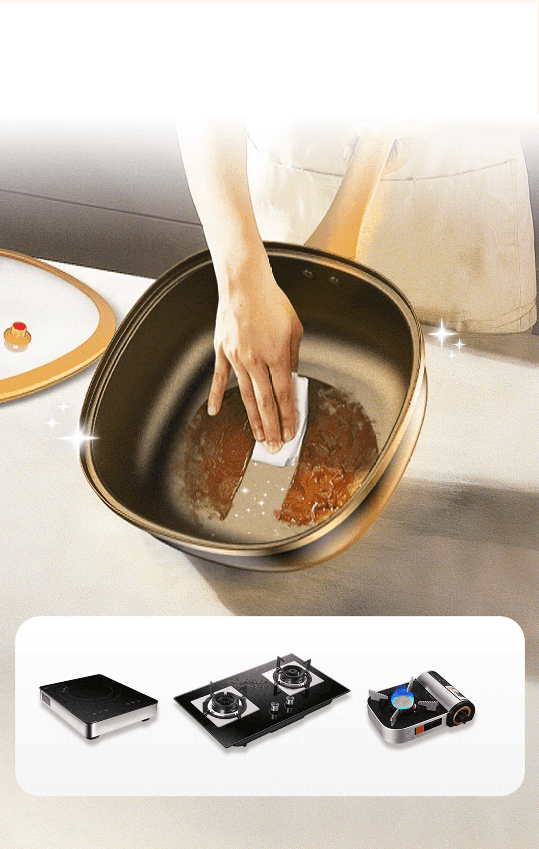 🍳 Cuisson parfaite sans accrocher -Poêle antiadhésive