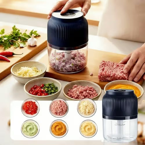 🧄 Mini Hachoir Électrique Multifonction Rechargeable USB