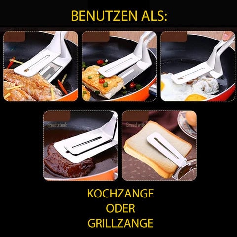 🔥 1 Acheté = 1 Offert – Pince à Barbecue Inox Résistante à la Chaleur