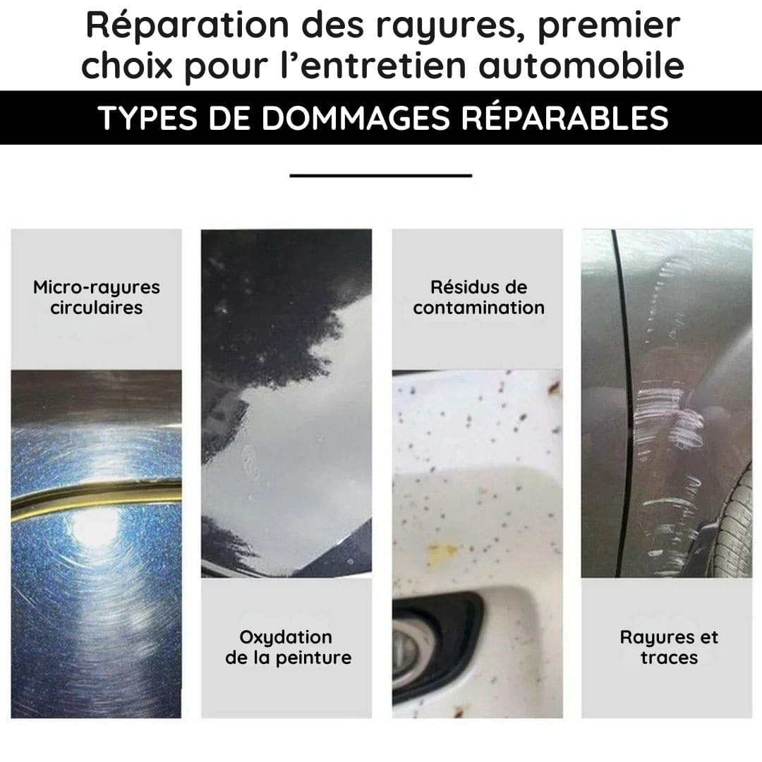 Kit de réparation pour carrosserie Anti-Rayures et Bosses