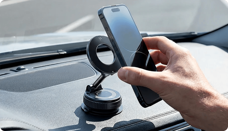 🔥🔥 VENTE FLASH 🔥 Support de téléphone magnétique pliable pour voiture🚗📱