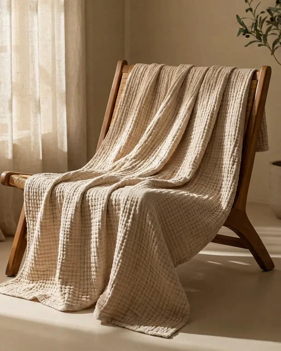 Couverture - 100 % Mousseline de coton