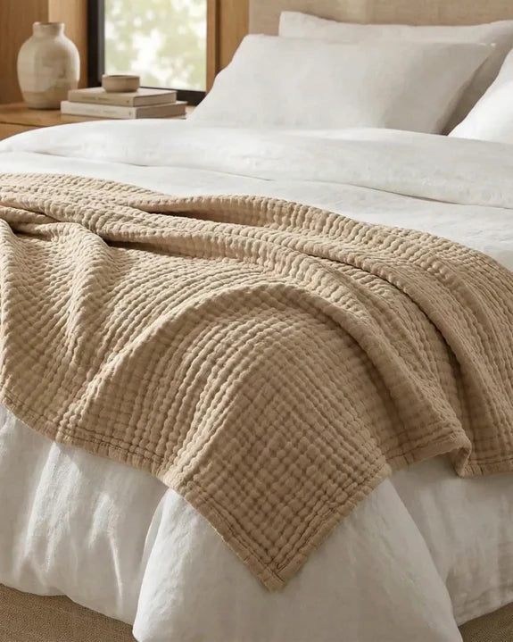 Couverture - 100 % Mousseline de coton
