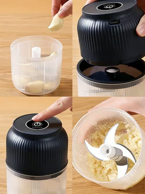 🧄 Mini Hachoir Électrique Multifonction Rechargeable USB