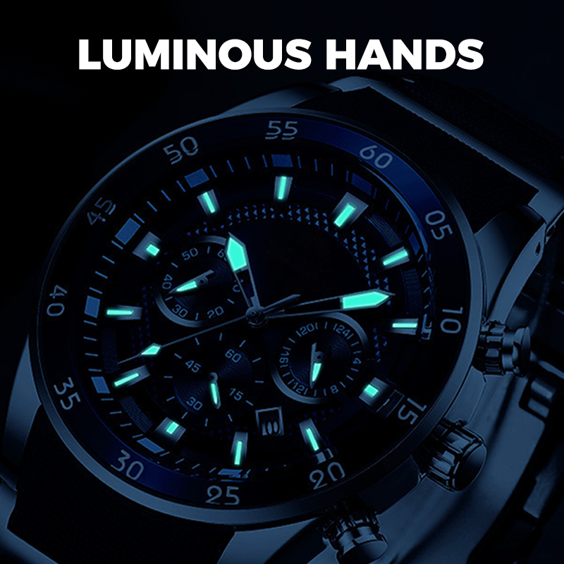 ✨50 % DE RÉDUCTION EN CE MOMENT ! ✨💎Montre-bracelet multifonctionnelle de luxe en quartz pour homme