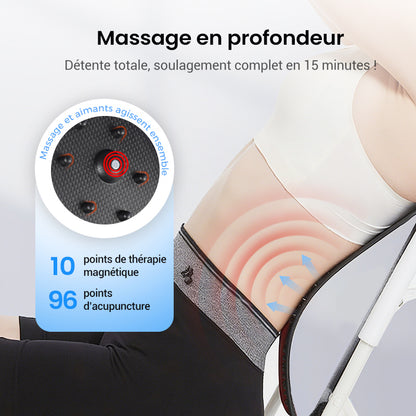 🏆Étireur lombaire magnétique avec massage d’acupuncture pour soulager des douleurs dorsales