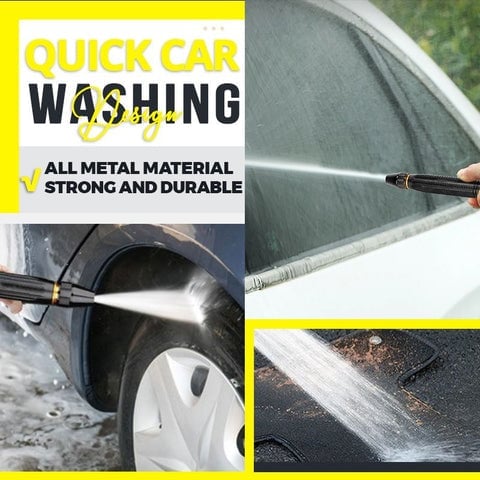 50 % DE RÉDUCTION – Nettoyeur haute pression pour voitures et jardin ! 💦🚗 10 fois plus puissant, 8 modes de pulvérisation et boîtier métallique ultra-résistant