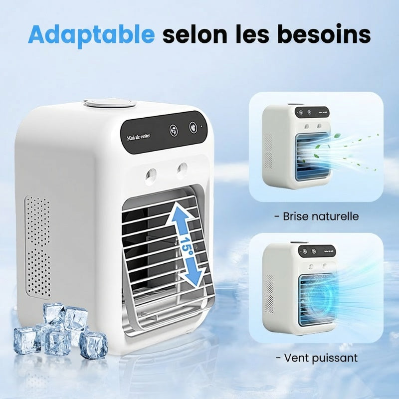 🏆Promotion d'été d'une durée limitée 65% de réduction✨❄️Mini climatiseur portable avec refroidisseur et humidificateur