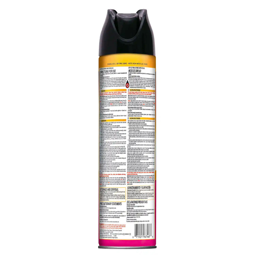 Spray aérosol anti-fourmis, anti-cafards et anti-araignées”