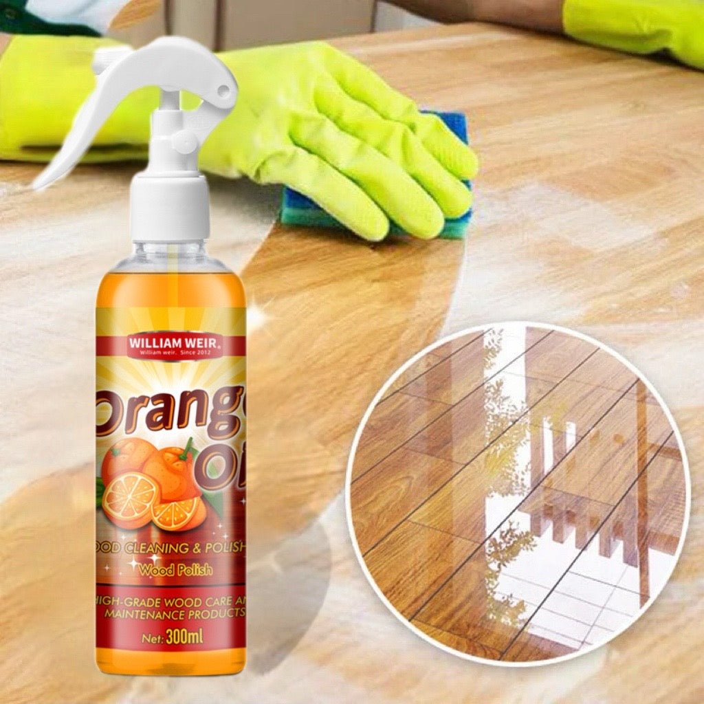 Spray pour parquets à la cire d'abeille ScratchErase – Nettoie, redonne de l'éclat et élimine les rayures
