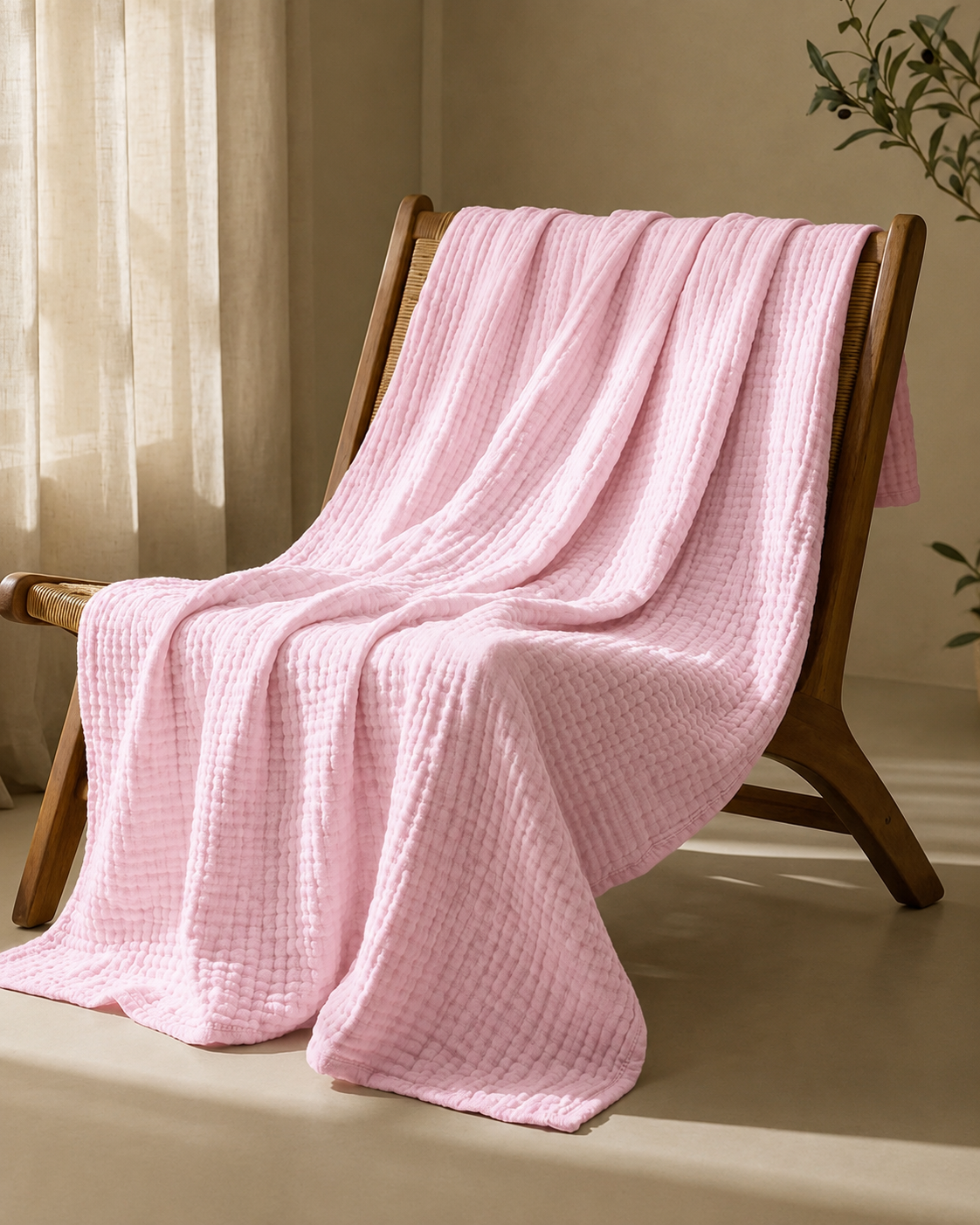 Couverture - 100 % Mousseline de coton