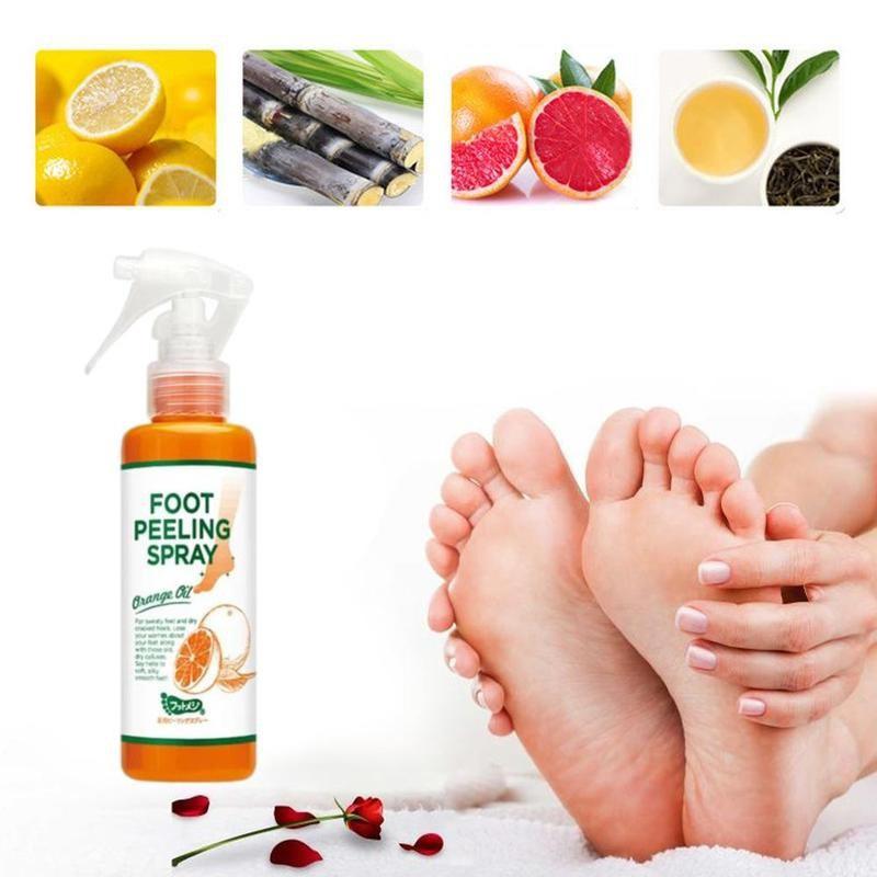 Stop aux Pieds Secs – Spray Exfoliant Pieds Anti-Callosités