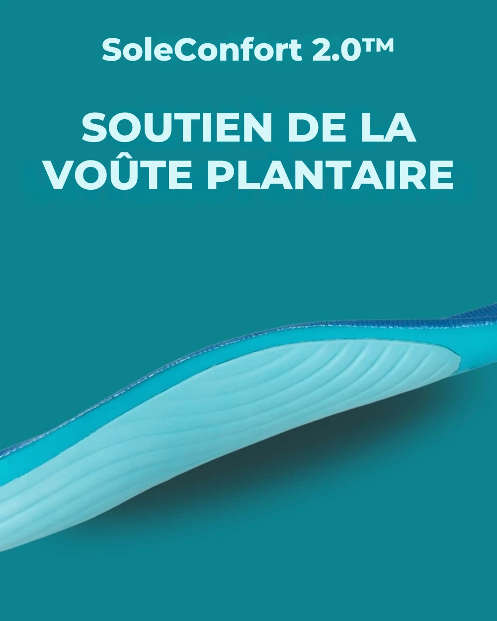 👣 SoleConfort 2.0 – Semelles Orthopédiques Confort & Soutien