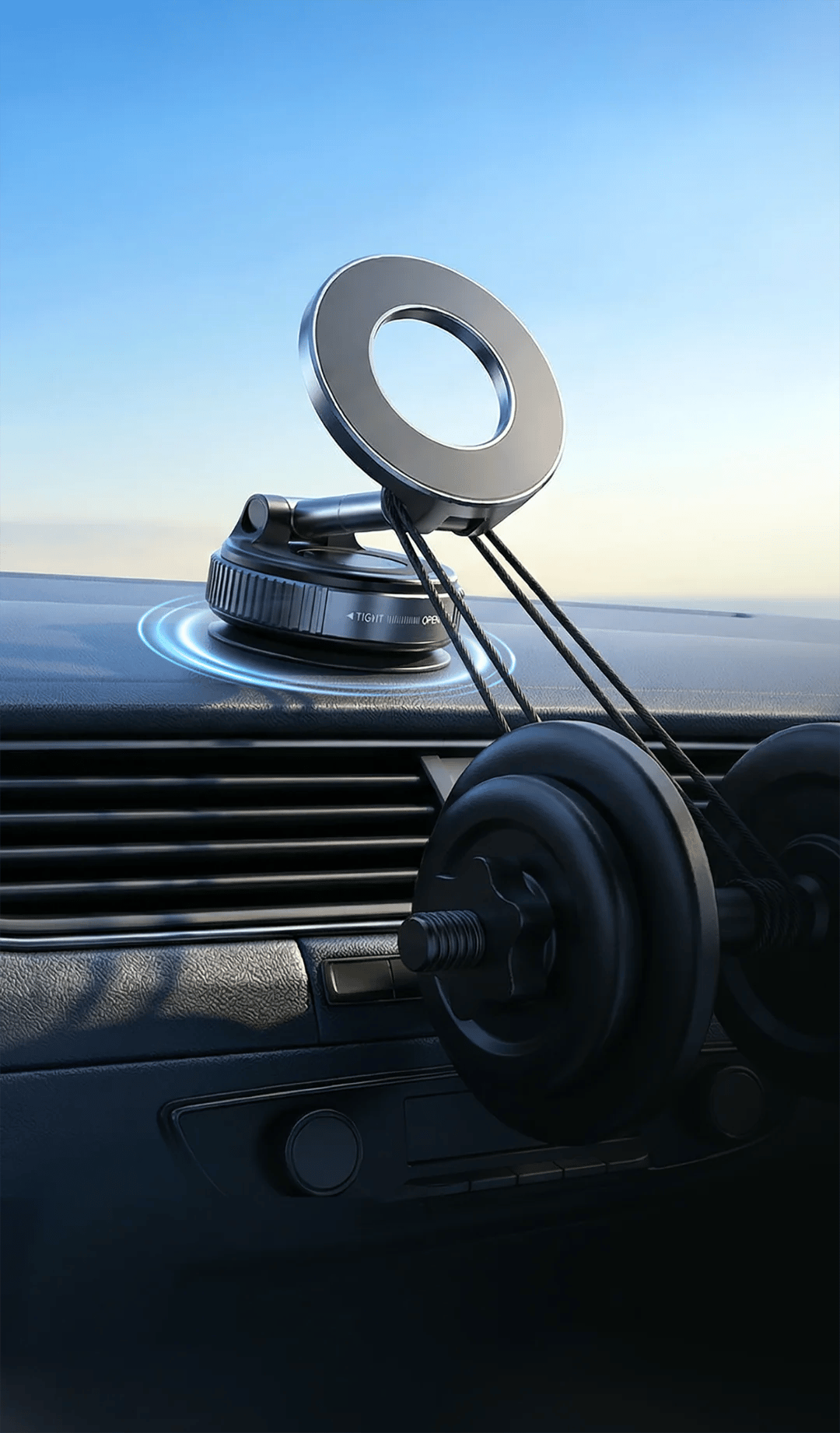 🔥🔥 VENTE FLASH 🔥 Support de téléphone magnétique pliable pour voiture🚗📱