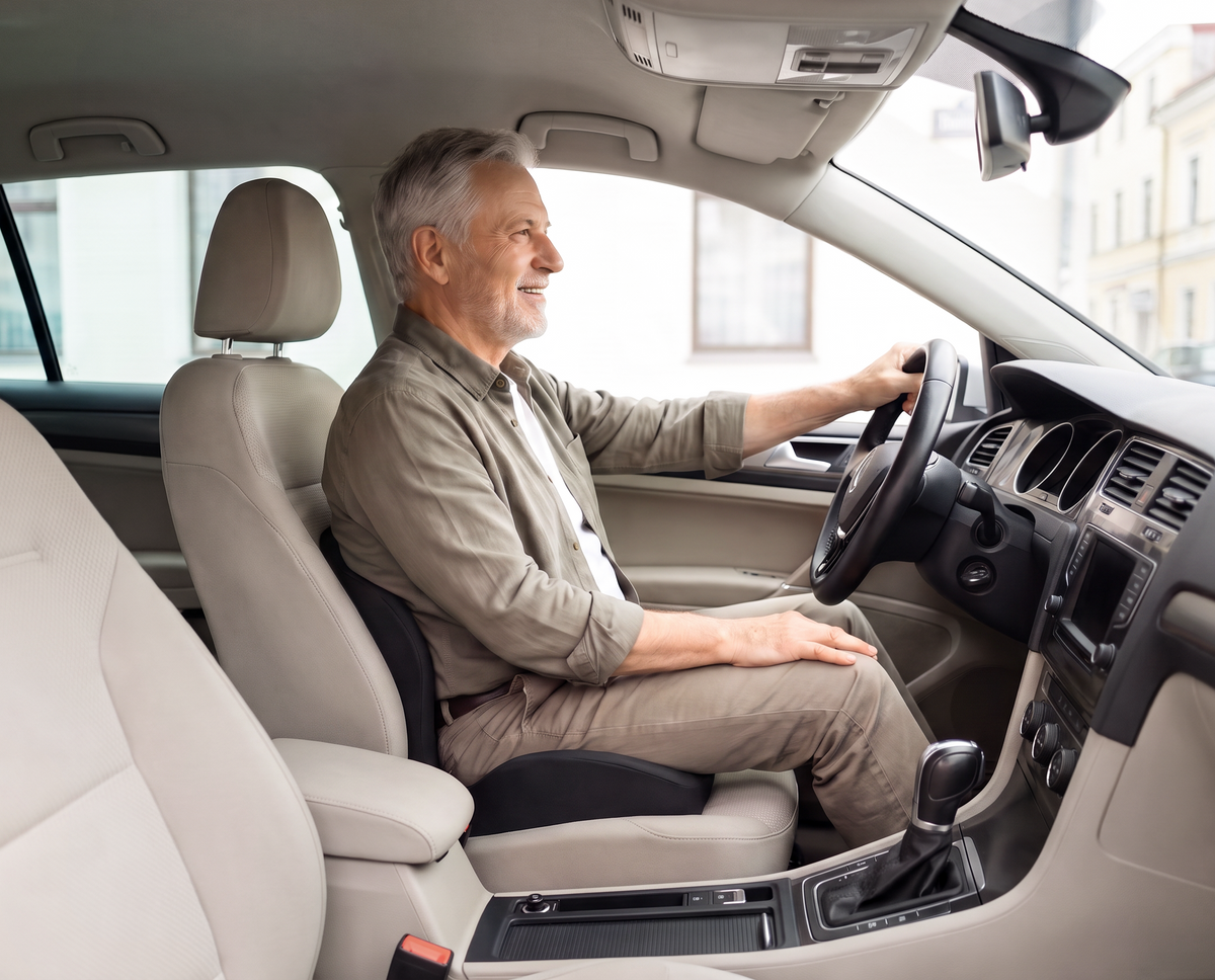 Coussin de siège ergonomique en mousse à mémoire de forme avec soutien lombaire – Confort optimal toute la journée, idéal pour le bureau, la voiture et la maison
