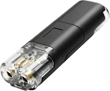 Connecteur enfichable à 2 fils avec clip de verrouillage