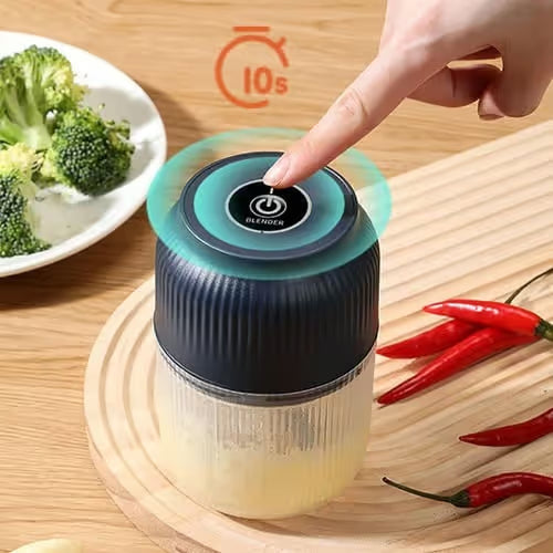🧄 Mini Hachoir Électrique Multifonction Rechargeable USB