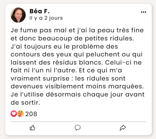 Soin anti-rides à effet immédiat