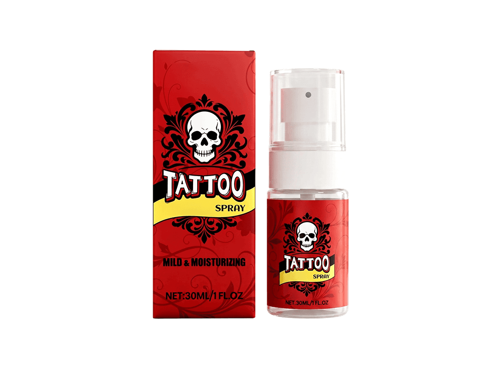 Spray hydratant brillant de soin pour tatouage