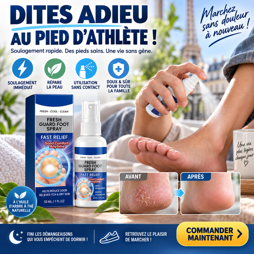 ⚕️Spray pour les pieds de qualité médicale