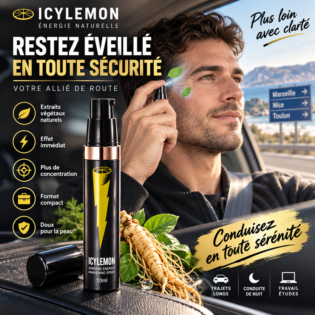 🌿Un spray revitalisant au ginseng
