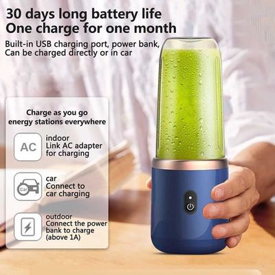 Mini Blender, Rechargeable par USB Mixeur Portable, 300 ML Blender Smoothie, Portable, Fruits Et Légumes, Mini Mixer Électriqu[594]