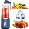 Mini Blender, Rechargeable par USB Mixeur Portable, 300 ML Blender Smoothie, Portable, Fruits Et Légumes, Mini Mixer Électriqu[594]