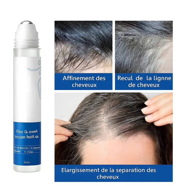💆‍♀️ Sérum Roll-On pour la croissance des cheveux