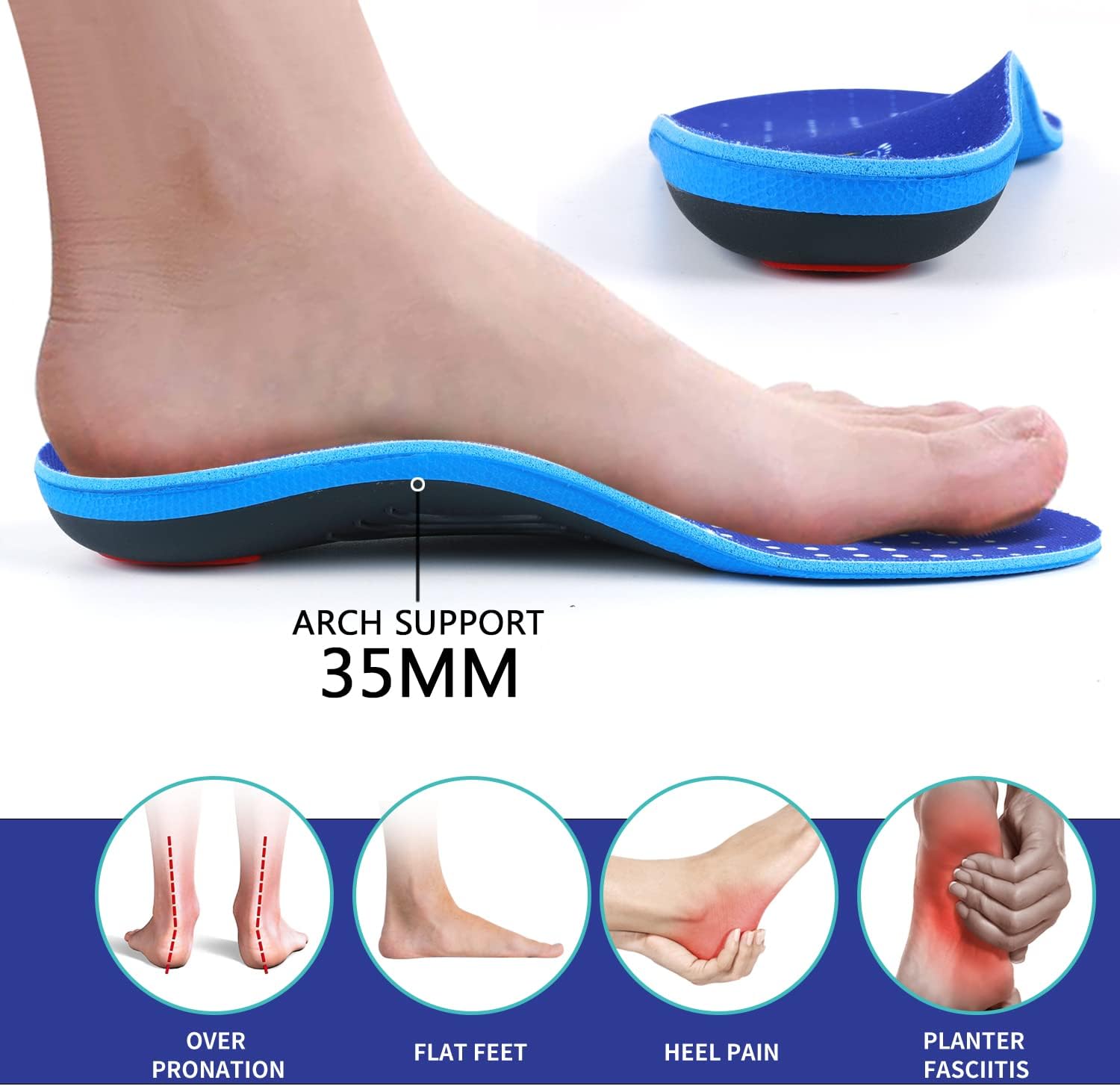 Semelles OrthoStep - Soulagement Orthopédique