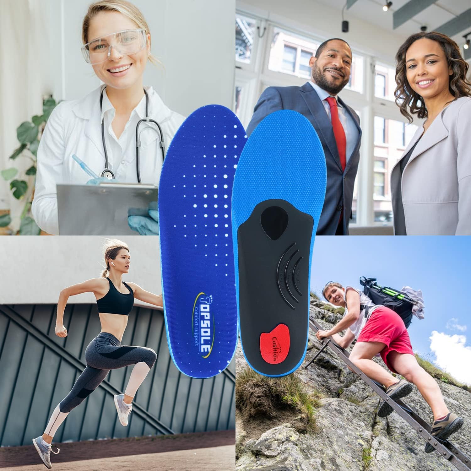 Semelles OrthoStep - Soulagement Orthopédique