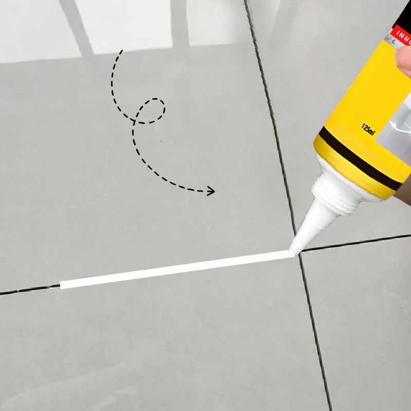 Caulk blanc multifonctionnel imperméable avec grattoir