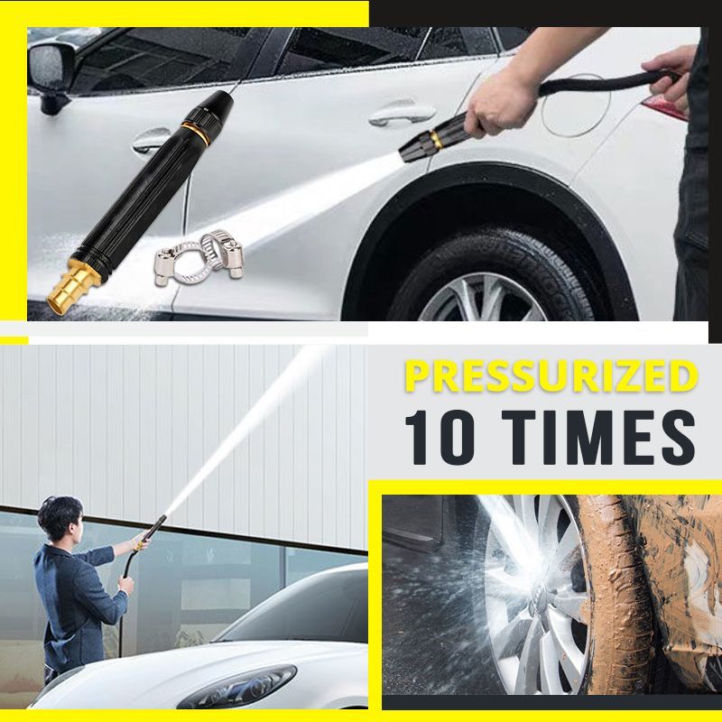 50 % DE RÉDUCTION – Nettoyeur haute pression pour voitures et jardin ! 💦🚗 10 fois plus puissant, 8 modes de pulvérisation et boîtier métallique ultra-résistant