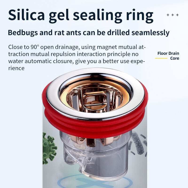 3x Insert Magnétique Anti-Odeurs pour Siphon – Maison Fraîche et Propre