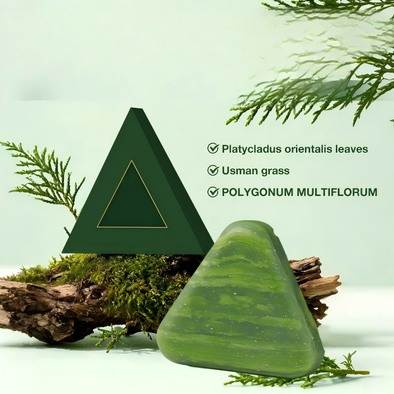 Shampoing solide aux plantes – contrôle du sébum & volume