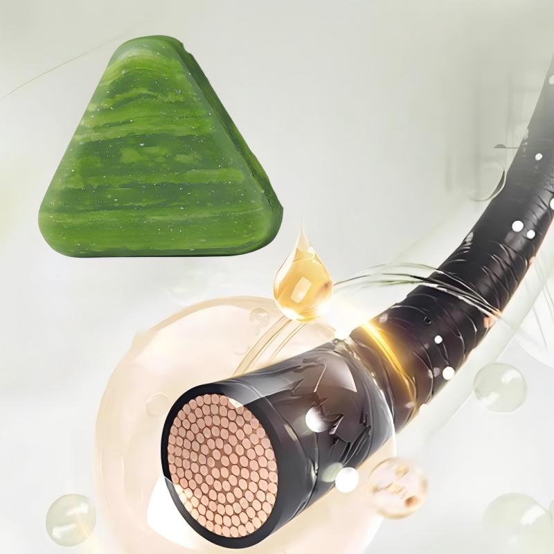 Shampoing solide aux plantes – contrôle du sébum & volume