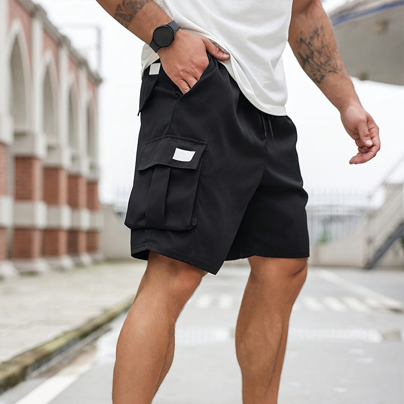 Short Cargo Décontracté d'Été pour Homme
