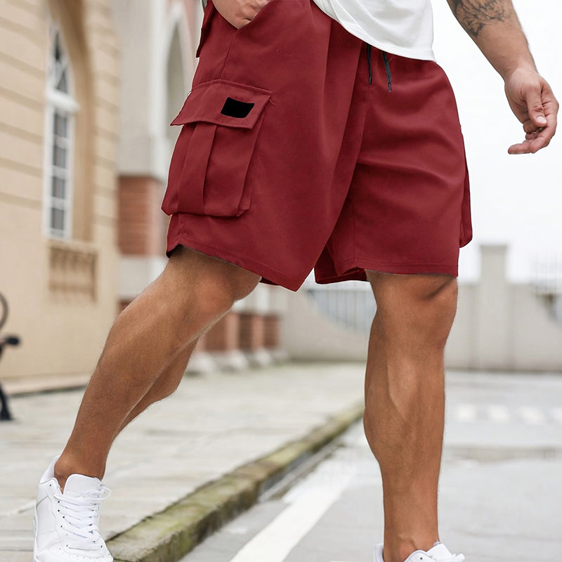 Short Cargo Décontracté d'Été pour Homme