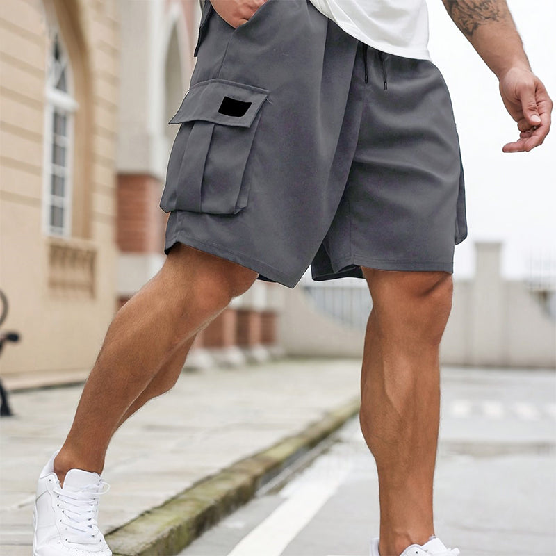 Short Cargo Décontracté d'Été pour Homme