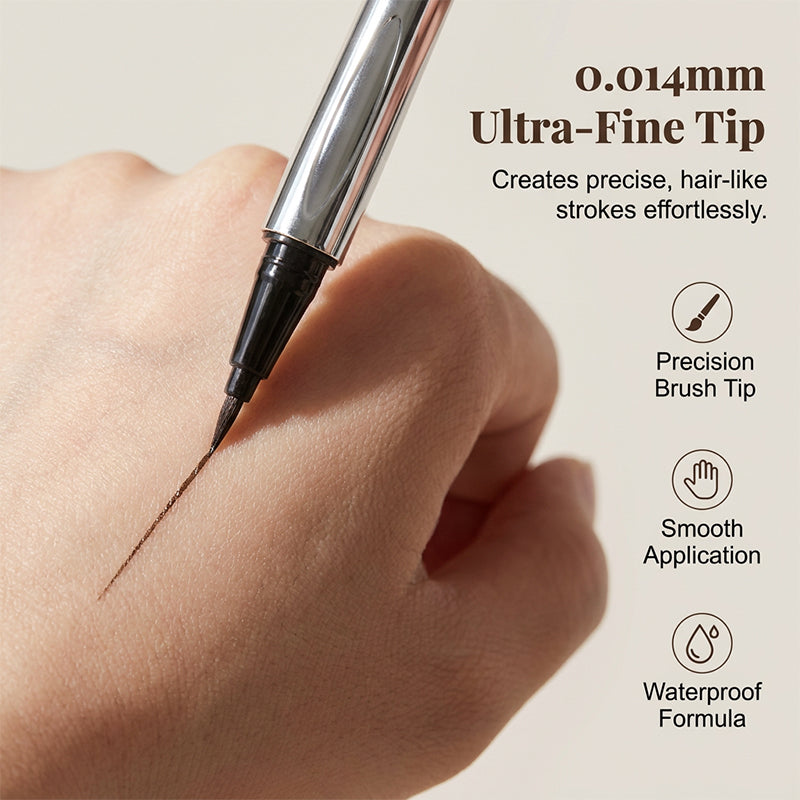 🖤 ACHETEZ 1, OBTENEZ 1 GRATUIT ! ✍️ Stylo Eyeliner Liquide Ultra-Fin – Pointe 0,014 mm, Waterproof & Longue Durée – 4-en-1 : Sourcils, Eye-liner, Cils & Ligne des Cheveux