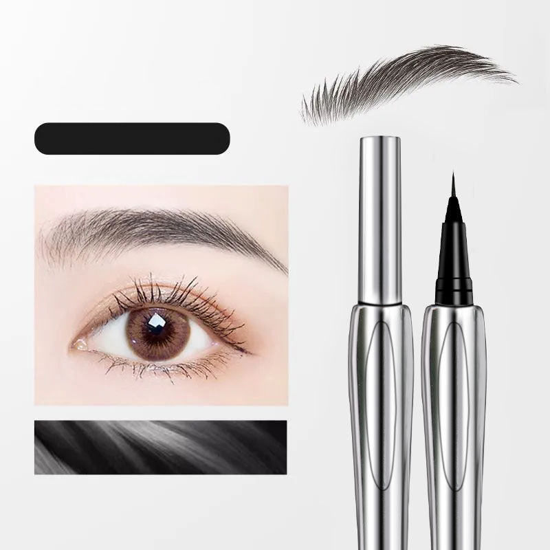 🖤 ACHETEZ 1, OBTENEZ 1 GRATUIT ! ✍️ Stylo Eyeliner Liquide Ultra-Fin – Pointe 0,014 mm, Waterproof & Longue Durée – 4-en-1 : Sourcils, Eye-liner, Cils & Ligne des Cheveux