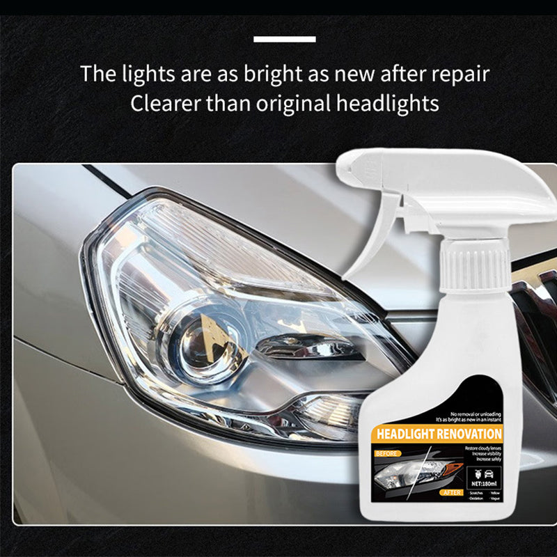 Spray Rénovateur pour Phares de Voiture – Restauration Instantanée & Protection UV Longue Durée 🚗