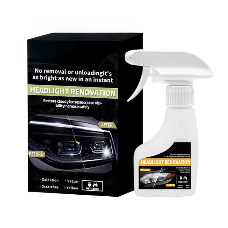 Spray Rénovateur pour Phares de Voiture – Restauration Instantanée & Protection UV Longue Durée 🚗