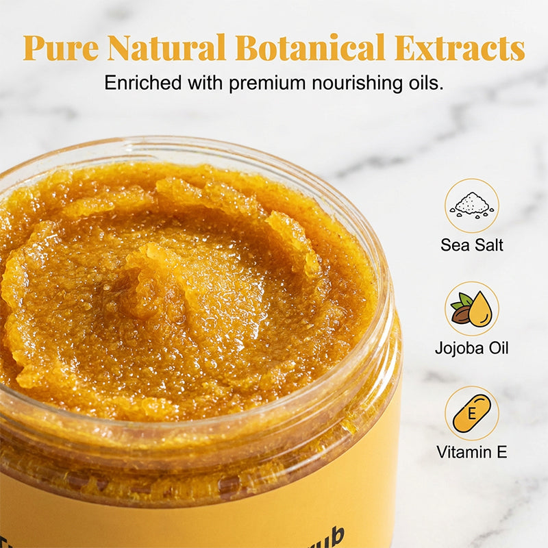 Gommage exfoliant pour le corps au curcuma
