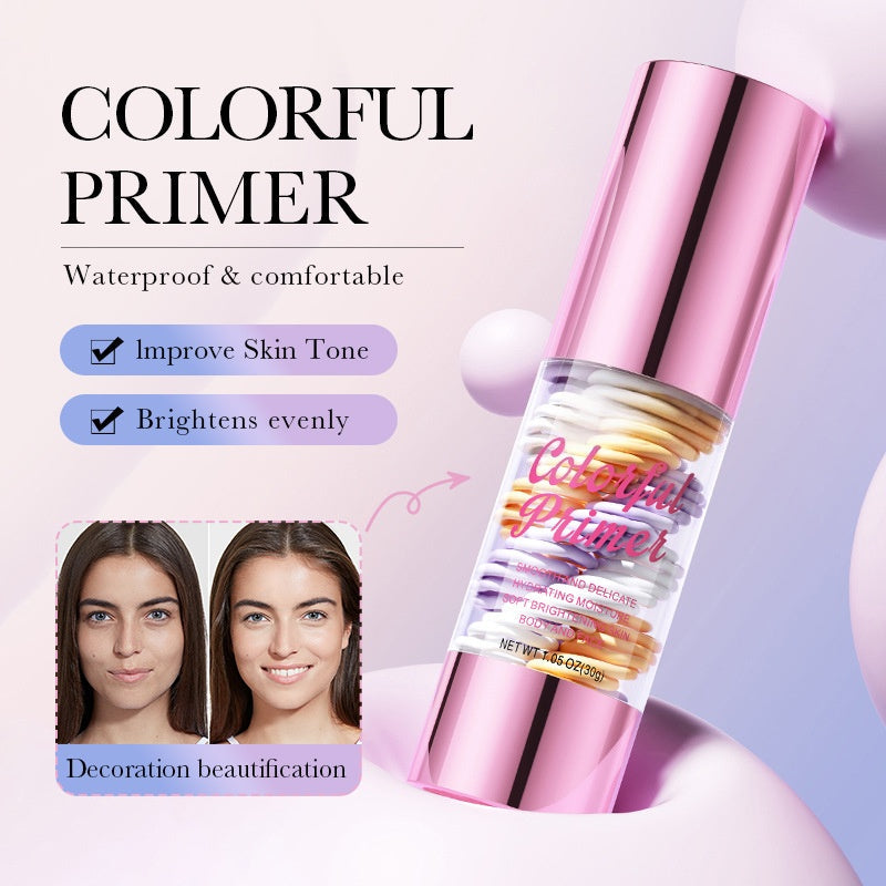 Base multifonctionnelle 3-en-1 pour le visage, à appliquer avant le maquillage